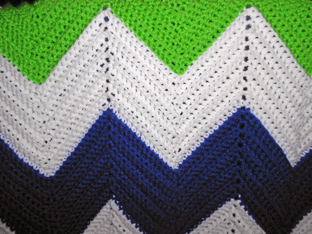 Collins Column How To Chevron Crocheted Blanket