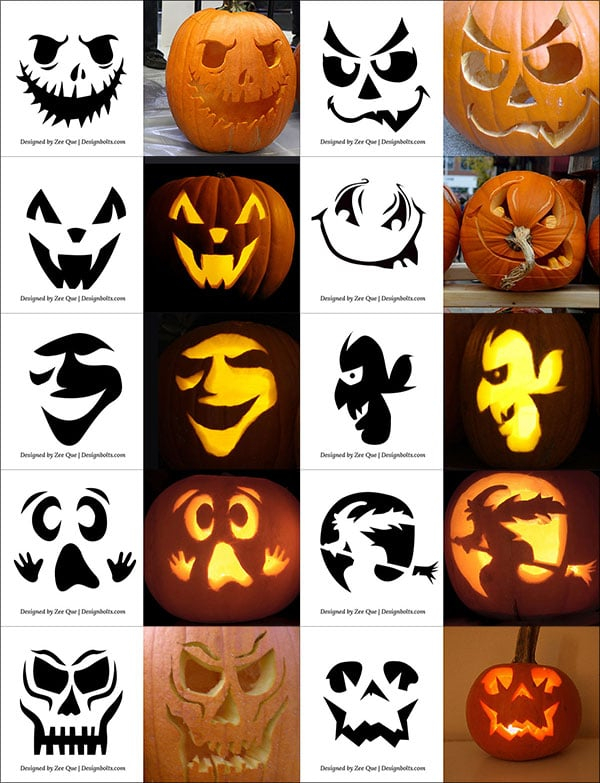 Free Pumpkin Carving Patterns Printable