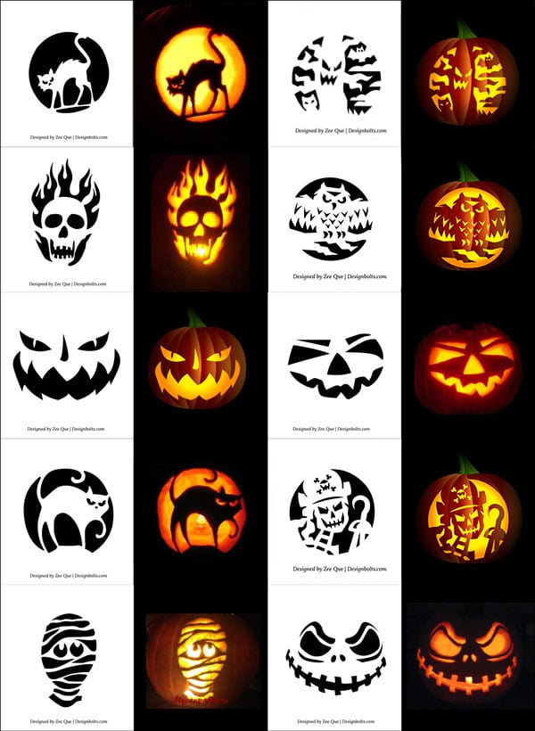 Halloween Pumpkin Stencils Printable Free Quotes Daily Mee