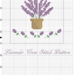 Happiness Is Cross Stitching Freebie Friday Lavender Cross Stitch