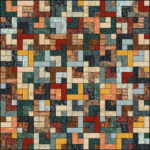 Lets Quilt Something Retro Cabin Free Quilt Pattern Jelly Roll