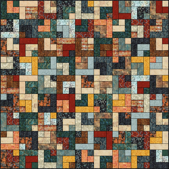 Lets Quilt Something Retro Cabin Free Quilt Pattern Jelly Roll
