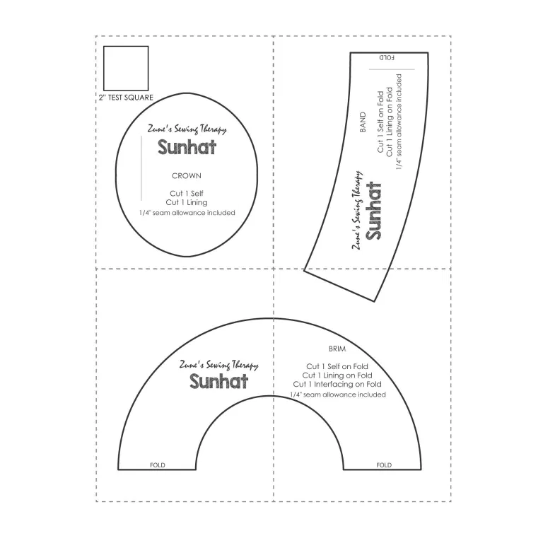 Printable Template Free Bucket Hat Pattern Pdf FREE PRINTABLE TEMPLATES