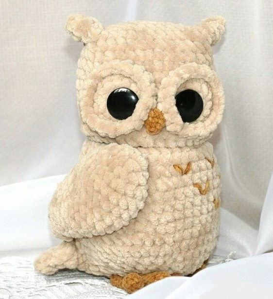 Toys Amigurumi Crochet Stuffed Animal Owl Toys Games Stuffed Animals