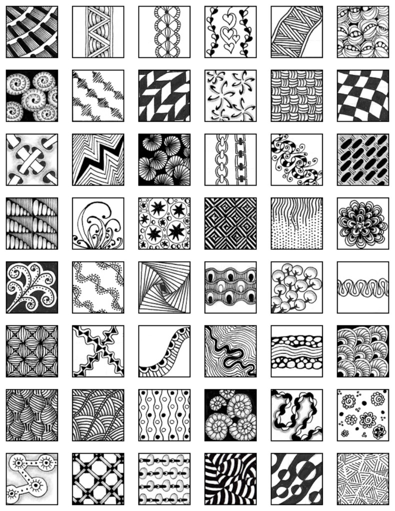Zentangle Line Drawing Mrsmyersaea